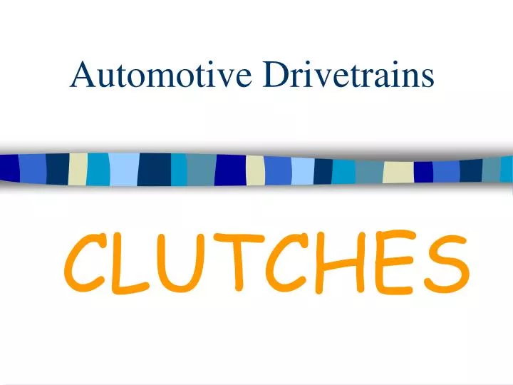 automotive drivetrains