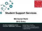 Student Support Services - slide 1