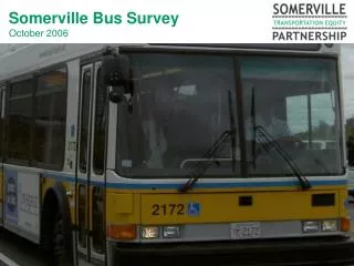 Somerville Bus Survey