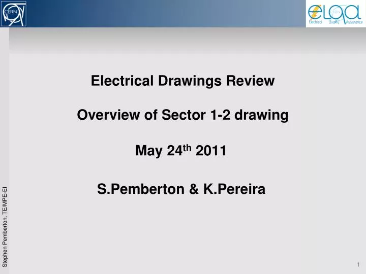 electrical drawings review overview of sector 1 2 drawing