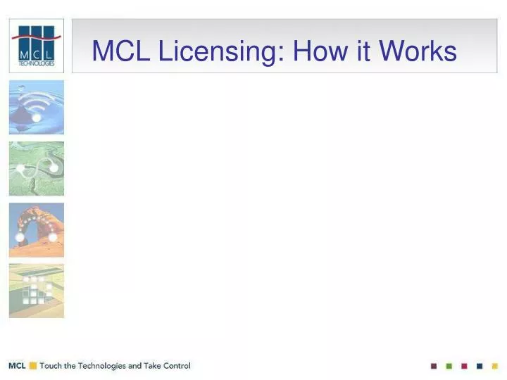 mcl licensing how it works