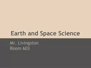 Earth and Space Science