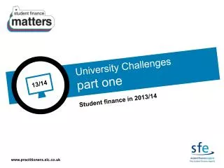 Student finance in 2013/14