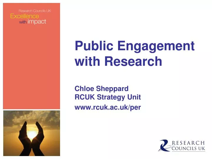 public engagement with research