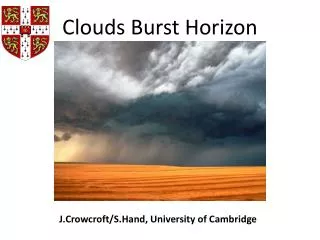 J.Crowcroft / S.Hand , University of Cambridge