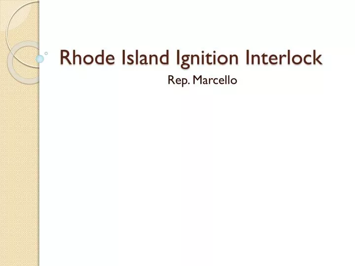 rhode island ignition interlock