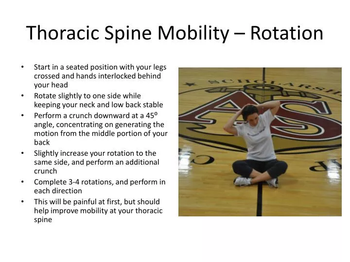 thoracic spine mobility rotation