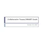 Collaborative Teams/ SMART Goals - slide 1