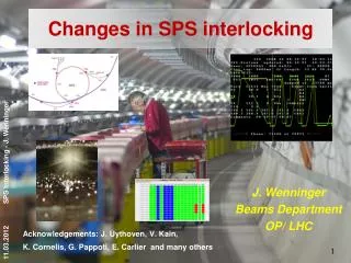 Changes in SPS interlocking