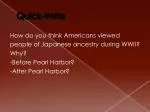 Quick-Write - slide 1