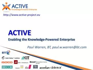 ACTIVE Enabling the Knowledge-Powered Enterprise