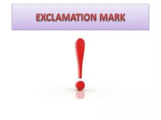 EXCLAMATION MARK