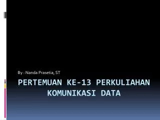 by nanda prasetia st