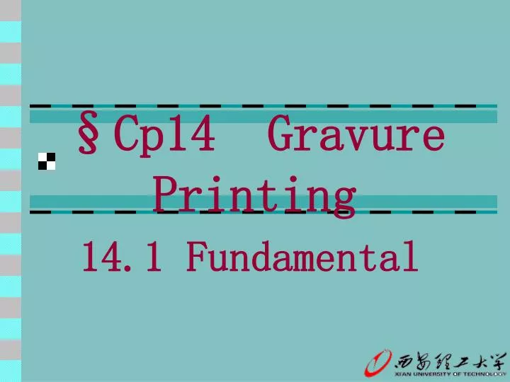 cp14 gravure printing