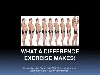 What a Difference Exercise Makes!