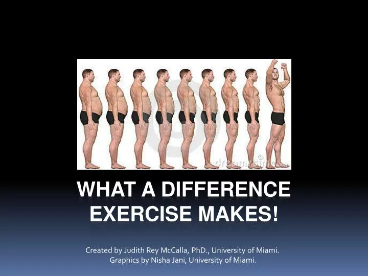 what a difference exercise makes