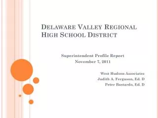 Delaware Valley Regional High School District