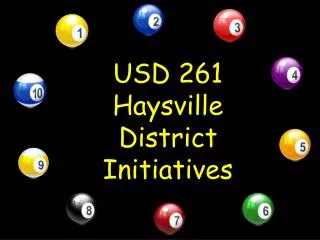 USD 261 Haysville District Initiatives