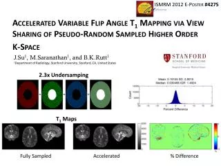 J. Su 1 , M.Saranathan 1 , and B.K .Rutt 1
