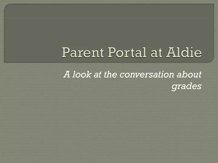 parent portal at aldie