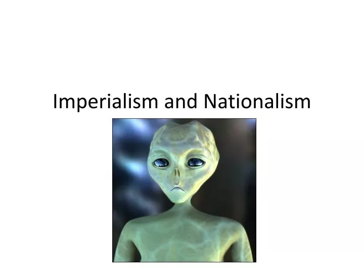 imperialism and nationalism