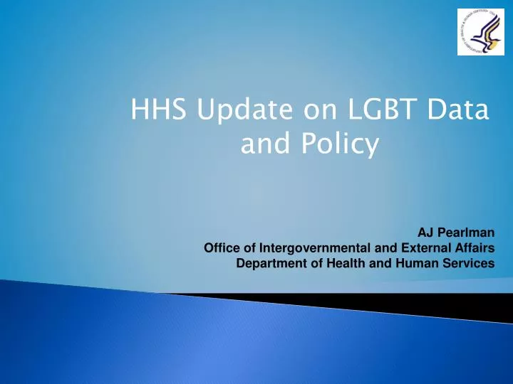 hhs update on lgbt data and policy