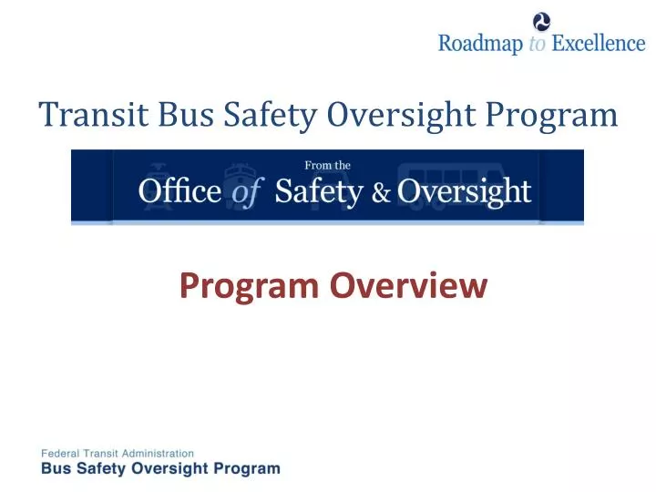 transit bus safety oversight program