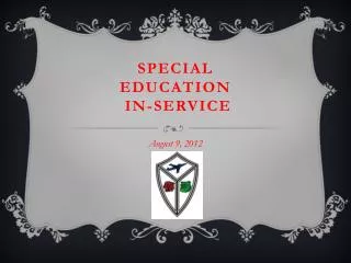 Special Education In-service