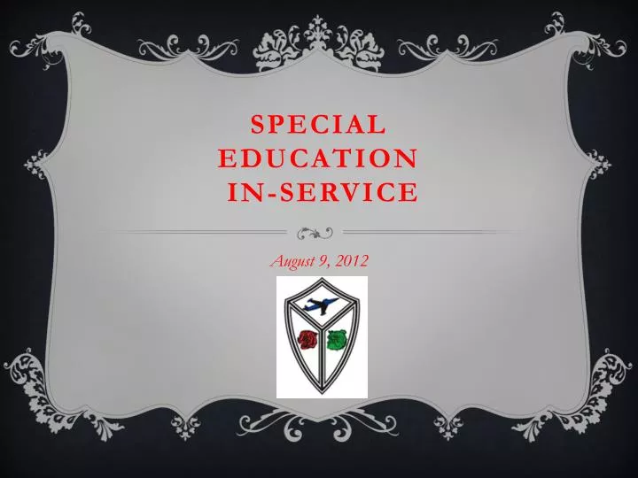 special education in service