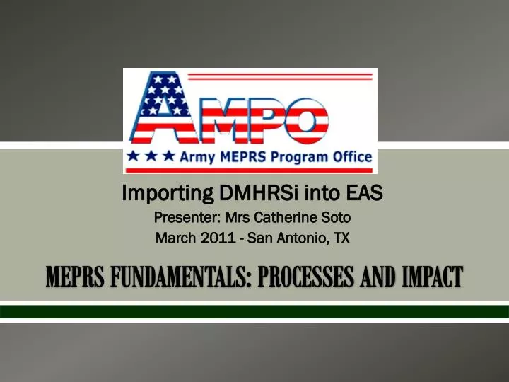 meprs fundamentals processes and impact
