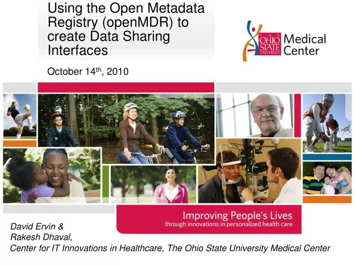 using the open metadata registry openmdr to create data sharing interfaces