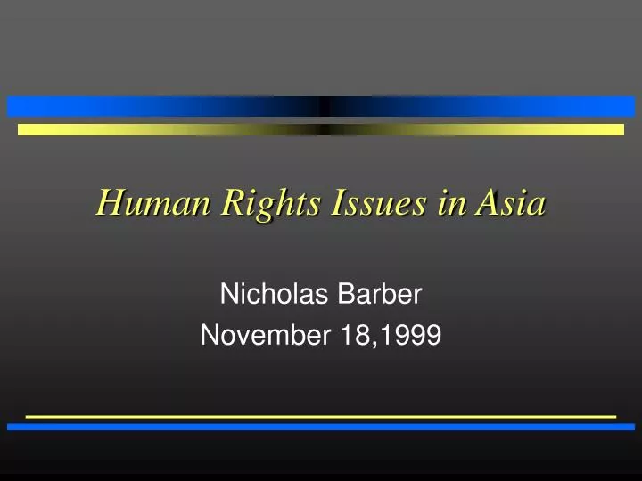 human rights issues in asia