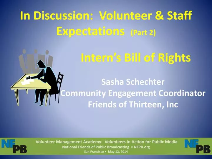 in discussion volunteer staff expectations part 2