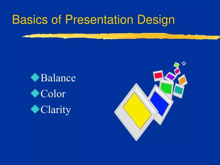 basics of presentation design