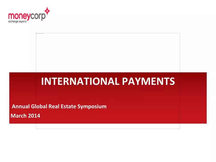 annual global real estate symposium march 2014