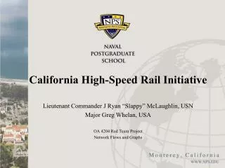 California High-Speed Rail Initiative