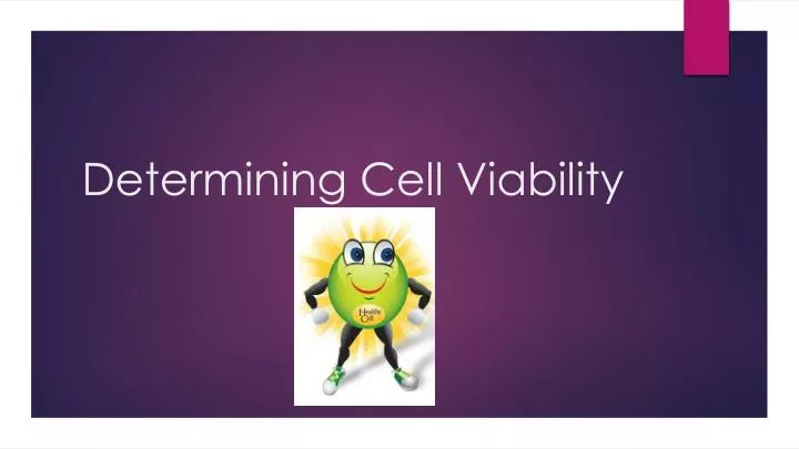 determining cell viability
