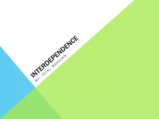 interdependence