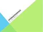 interdependence - slide 1