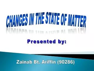 Zainab Bt. Ariffin (90286)