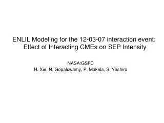 ENLIL Modeling for the 12-03-07 interaction event: Effect of Interacting CMEs on SEP Intensity