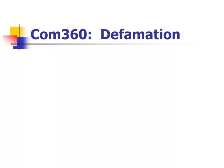 com360 defamation