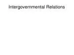 Intergovernmental Relations - slide 1