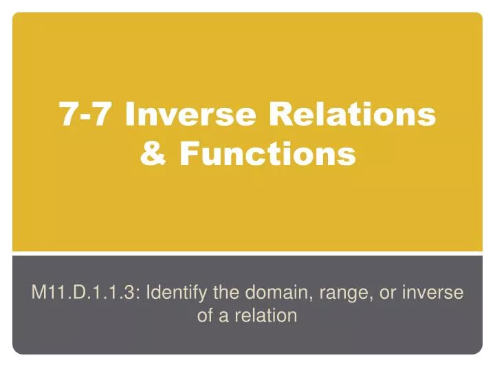 7 7 inverse relations functions