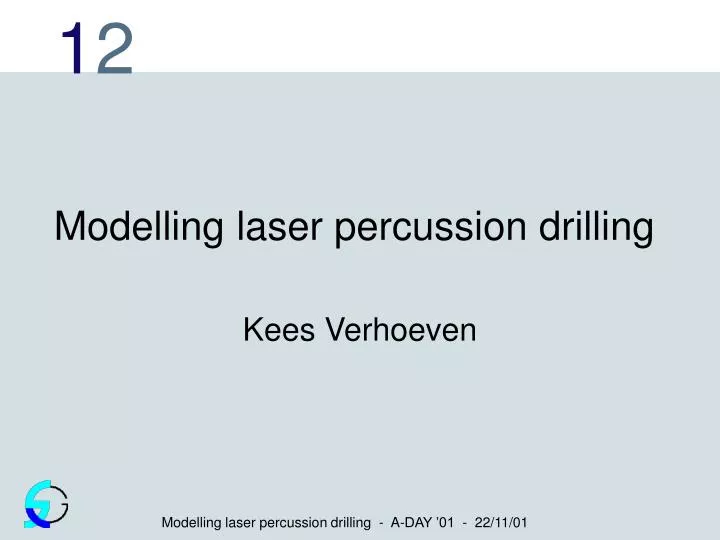 modelling laser percussion drilling