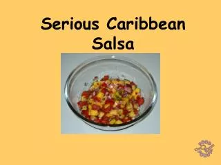 Serious Caribbean Salsa