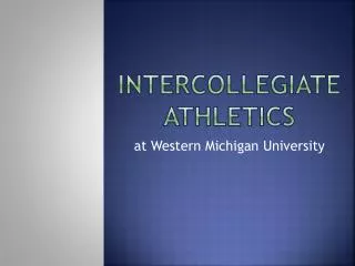 Intercollegiate Athletics