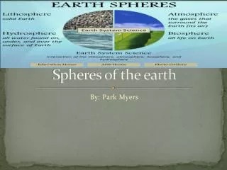 Spheres of the earth