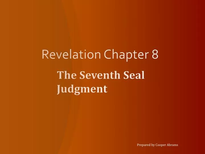 revelation chapter 8