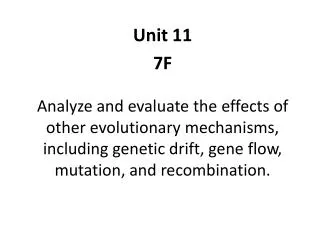 Unit 11 7F